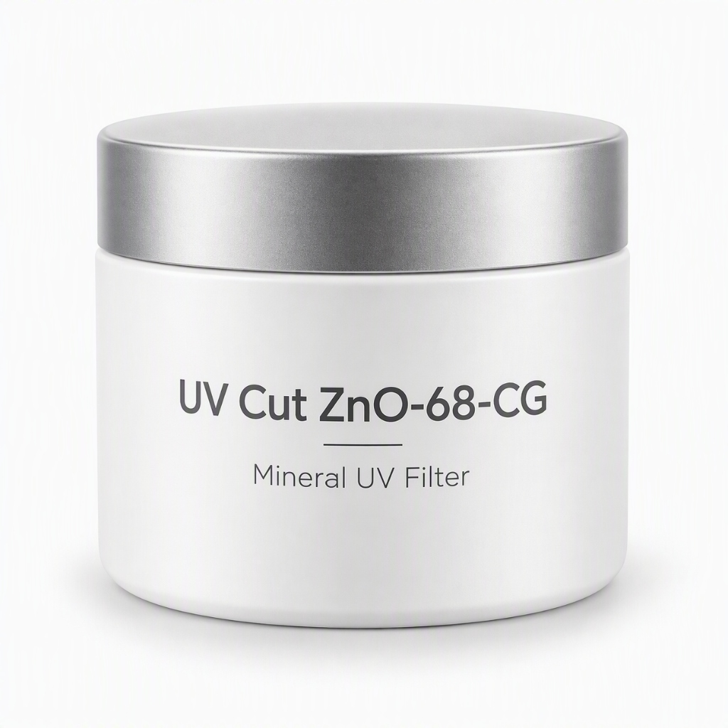 UV Cut ZnO-68-CG — Dispersion minérale d'oxyde de zinc non-nano (68%) sans silicone pour écrans solaires SPF 50 - Grant Industries / Ste Tej de Commerce